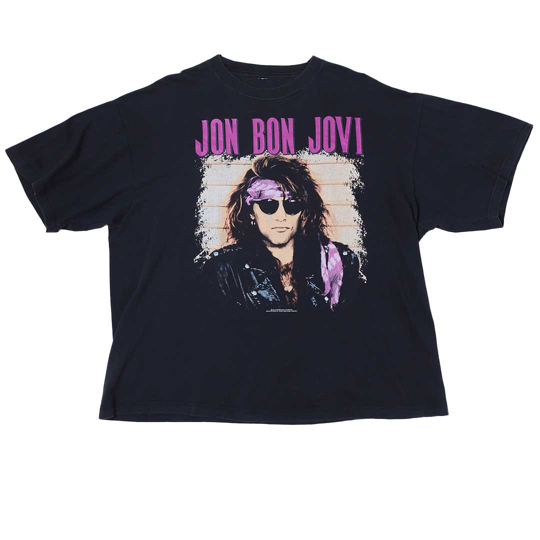 90s Jon Bon Jovi tシャツ JON BON JOVI green shirt 90s bootleg t-shirt (Turbogadget