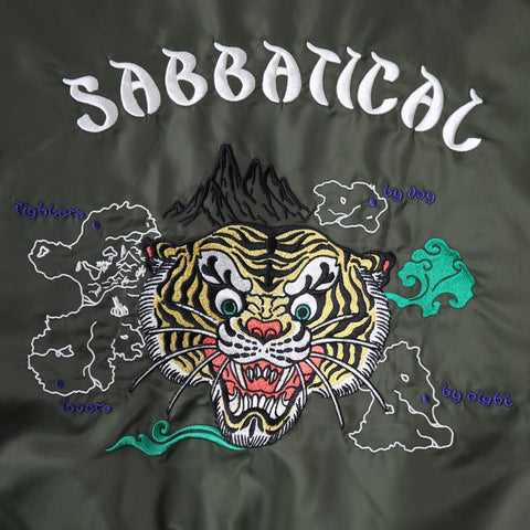 Sabbatical Fighters & Lovers Bomber Jacket Army Green