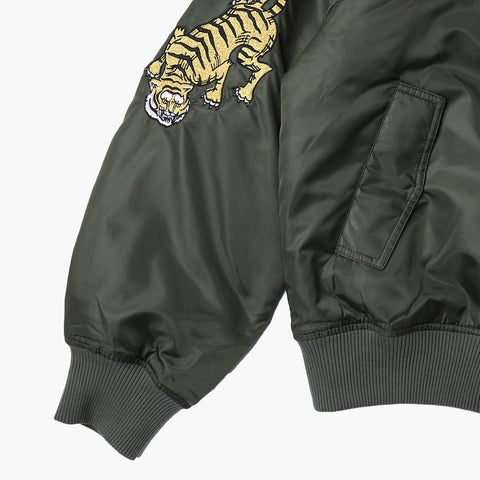 Sabbatical Fighters & Lovers Bomber Jacket Army Green