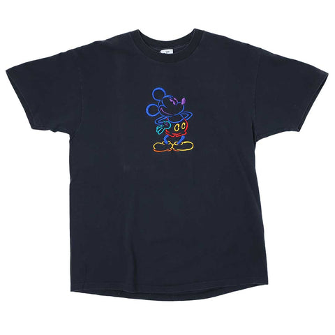 Vintage 90s Mickey Mouse Embroidered T-Shirt