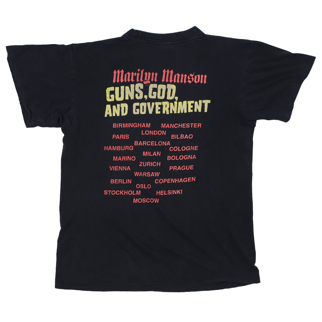 Marilyn Manson ガンズゴッドアンドガバメント ロンT ▷ Vintage Marilyn Manson Long-Sleeve T-Shirt 2000 | Two