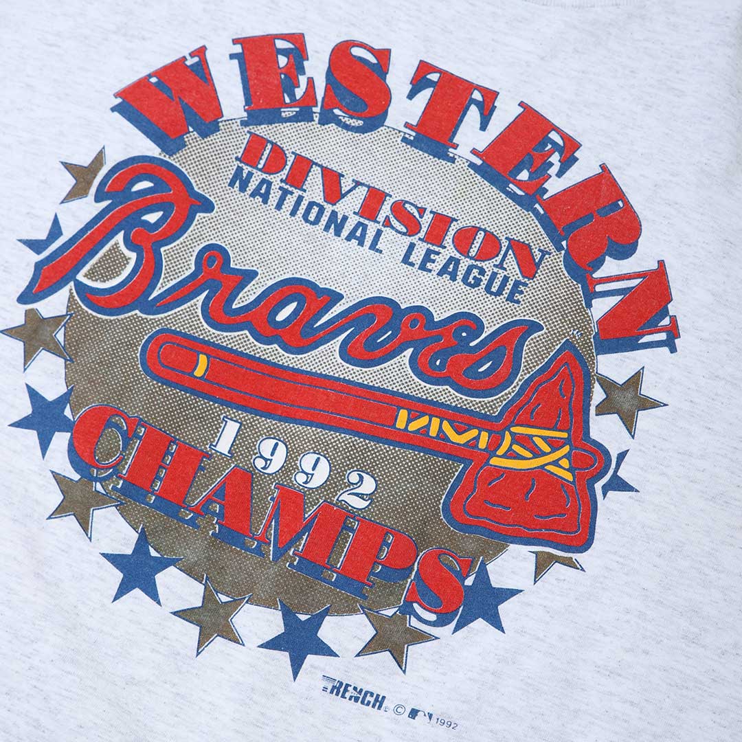 90s Mlb Atlanta Braves Baseball Graphic T-shirt As-is | Boardwalk Vintage