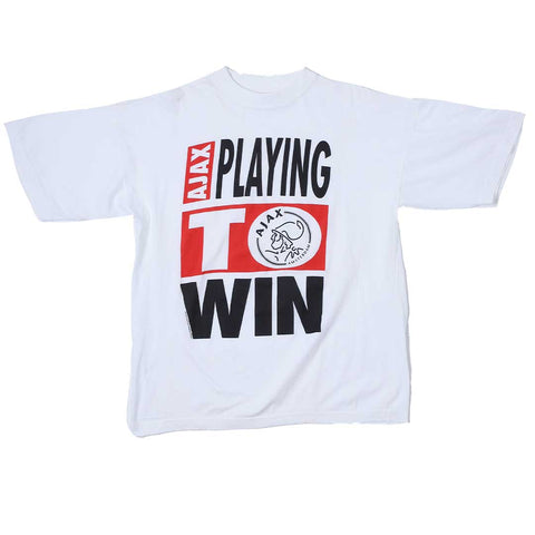 Vintage 90s Ajax 'Playing To Win' T-Shirt