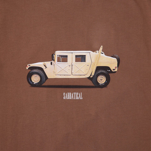 Sabbatical Hummer T-Shirt Mud Brown