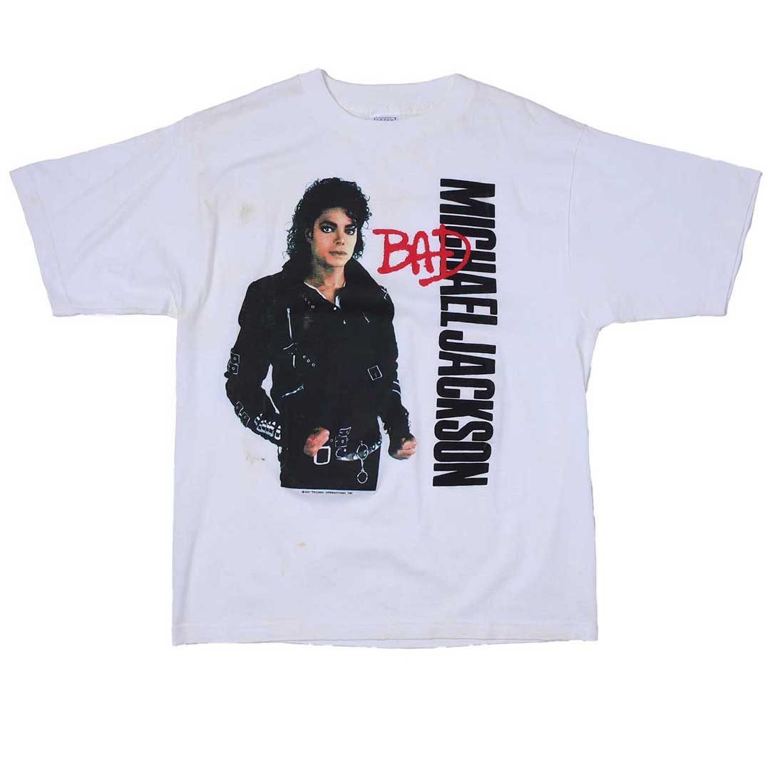 Vintage 1987 Michael Jackson 'BAD' T-Shirt – Sabbatical Vintage