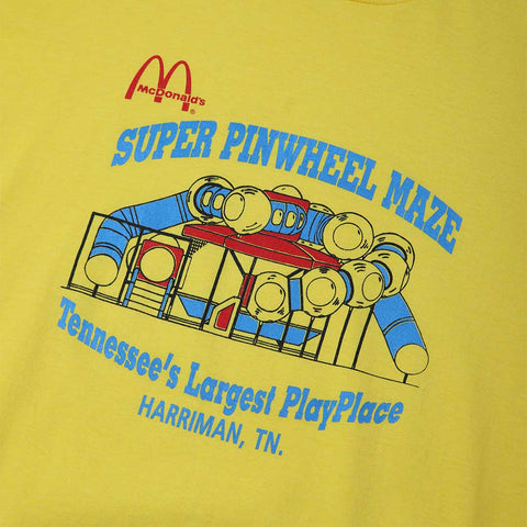 Vintage 90s McDonald's 'Super Pinwheel Maze' T-Shirt