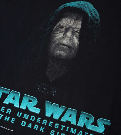 Vintage 1997 Star Wars 'Never Underestimate The Dark Side' T-Shirt