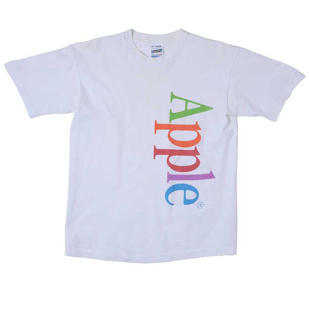 Vintage 90s Apple Script Logo T-Shirt – Sabbatical Vintage