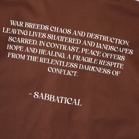 Sabbatical War Is Hell Work Shirt Mud Brown