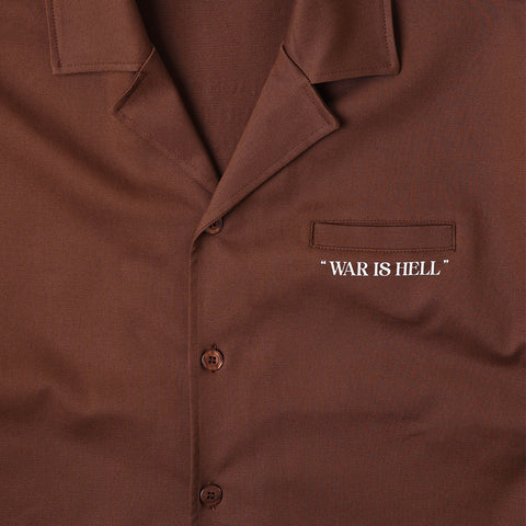 Sabbatical War Is Hell Work Shirt Mud Brown