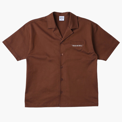 Sabbatical War Is Hell Work Shirt Mud Brown