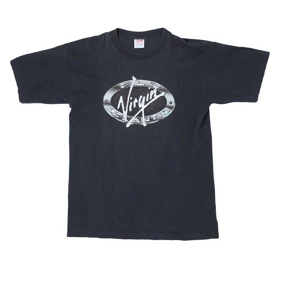 Vintage 90s Virgin 'Fly Atlantic' T-Shirt