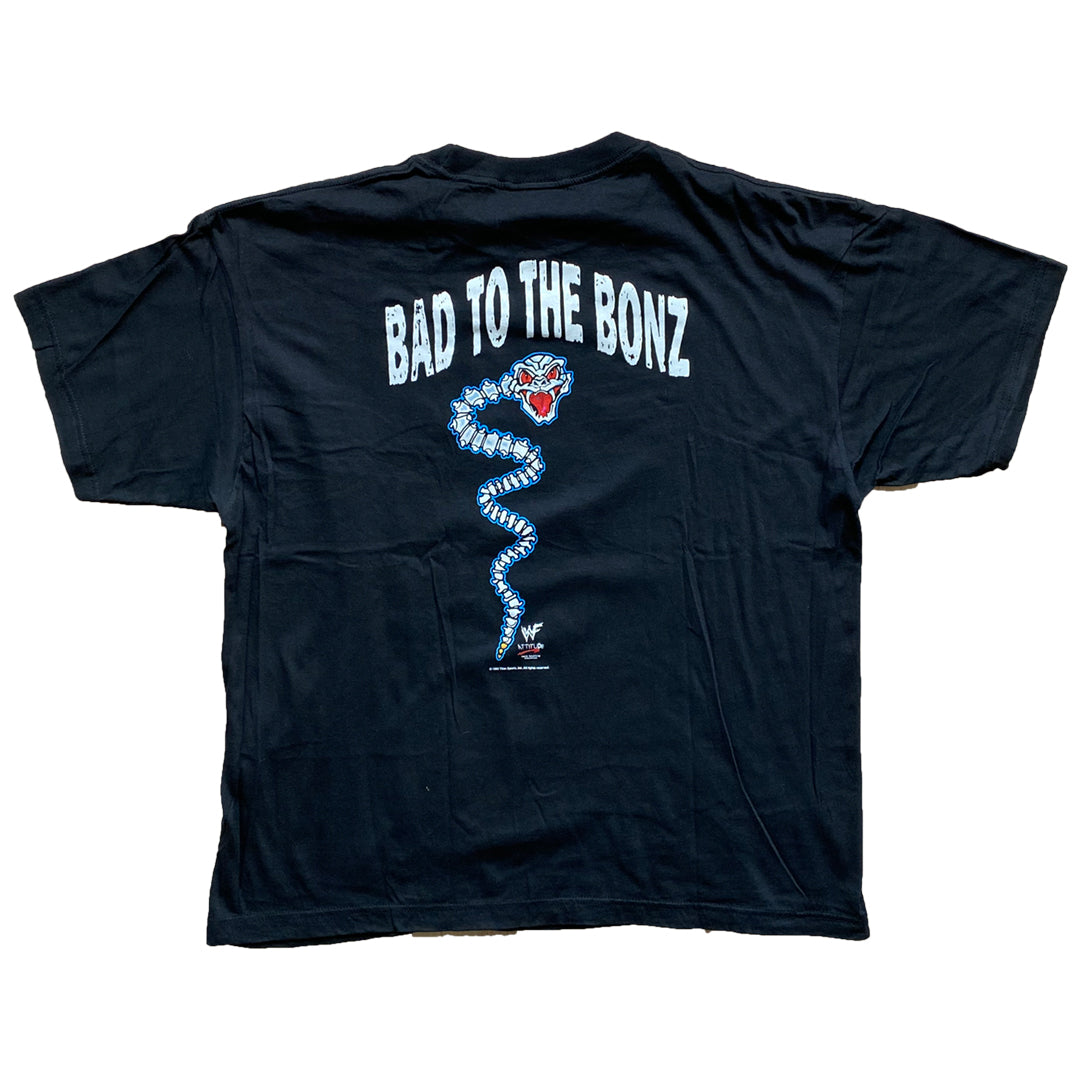 Vintage 1998 WWF Steve Austin 'Bad To The Bonz' T-Shirt Vintage 1998 WWF Steve Austin 'Bad To The Bonz' T-Shirt