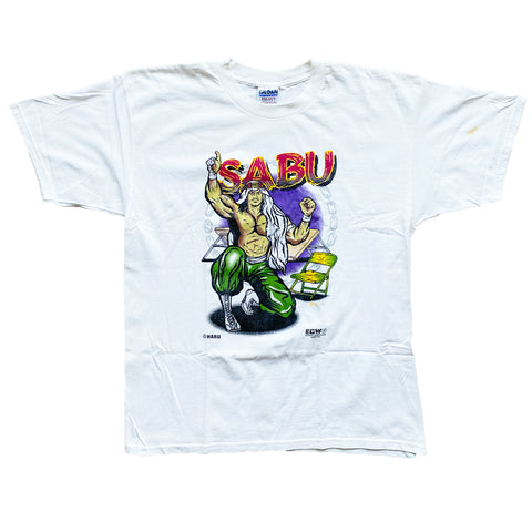 Vintage 90s ECW Sabu 'Homicidal, Suicidal, Genocidal' T-Shirt