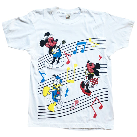 Vintage 80s Disney 'Music Notes' T-Shirt