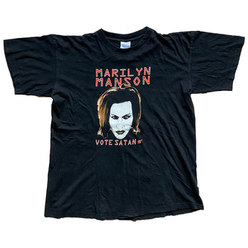 Vintage 90s Marilyn Manson 'Vote Satan' T-Shirt