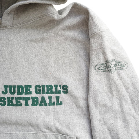 Vintage 90s St. Jude Girl's Basketball Hoodie