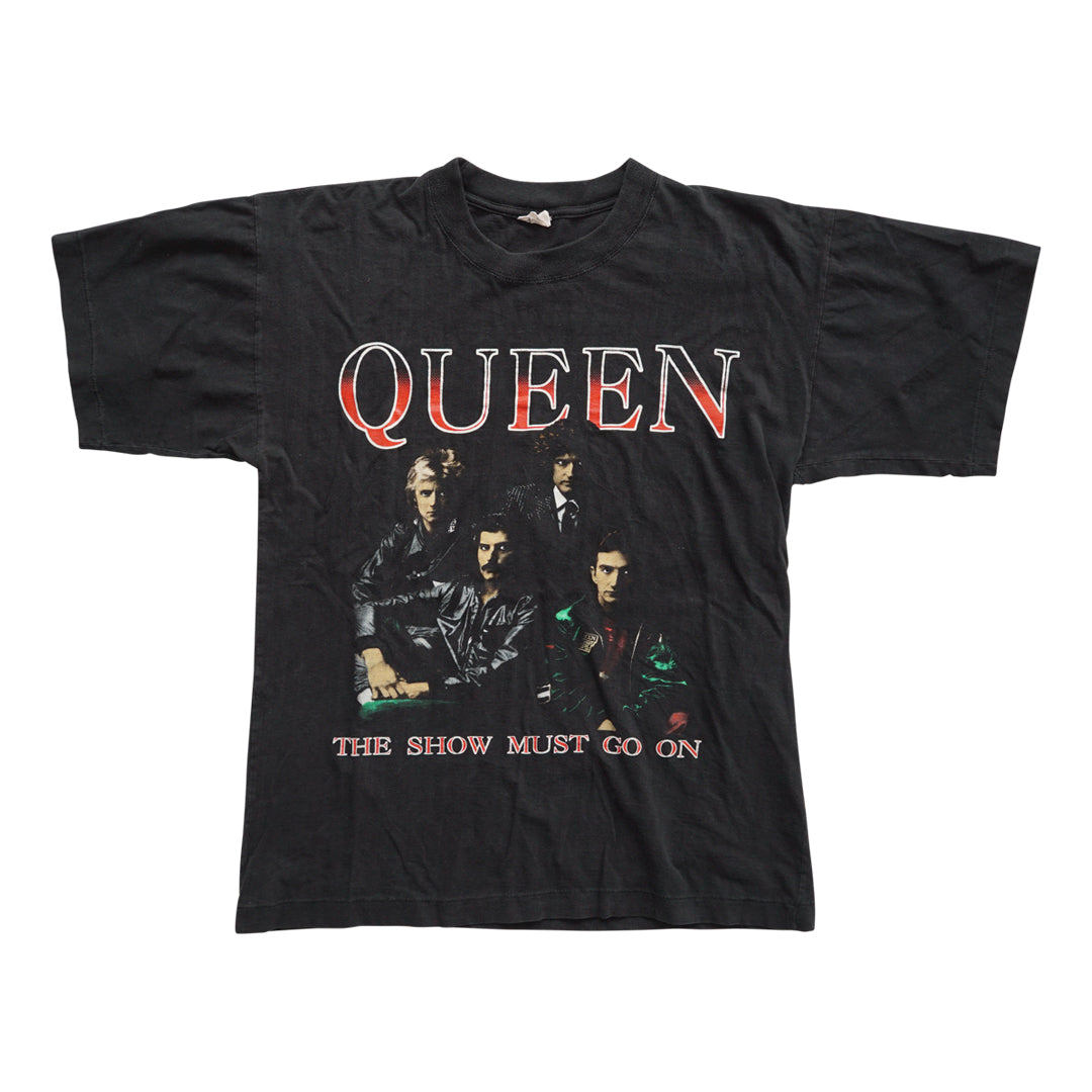 Vintage 90s Queen 'The Show Must Go On' T-Shirt – Sabbatical Vintage