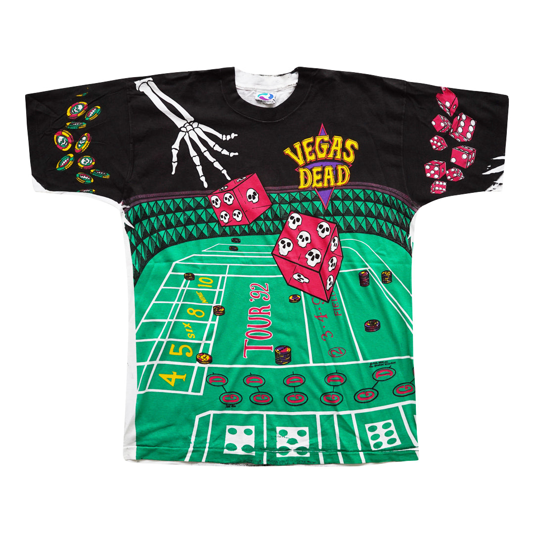 Rare Grateful Dead 1992 Las Vegas T-Shirt - Size XL
