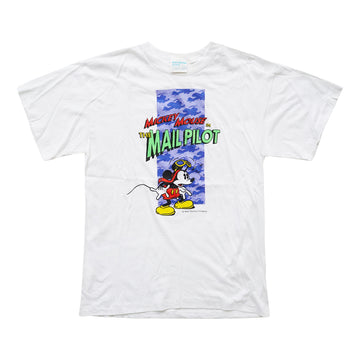 Vintage 1996 Mickey Mouse 'In The Mail Pilot' T-Shirt