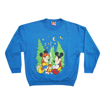 Vintage 90s Mickey & Minnie Mouse Sweater