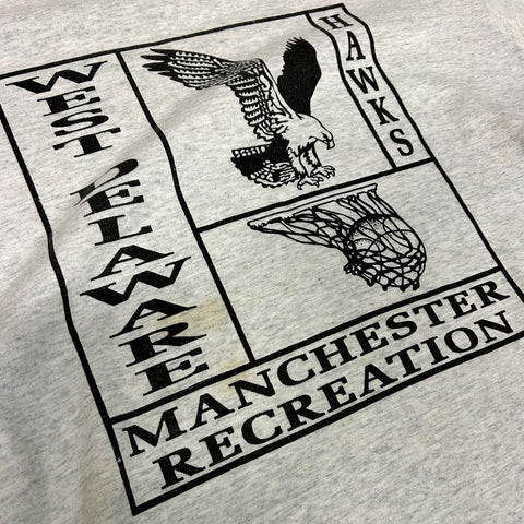 Vintage 90s West Delaware Hawks T-Shirt