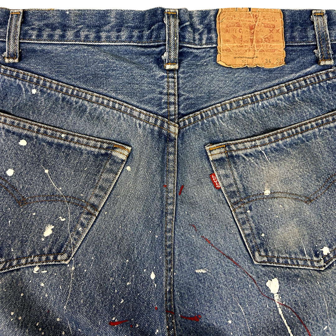 Levis paint hot sale splatter jeans