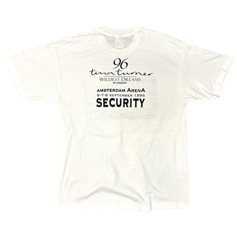 Vintage 1996 Tina Turner Wildest Dreams Concert Security T-Shirt