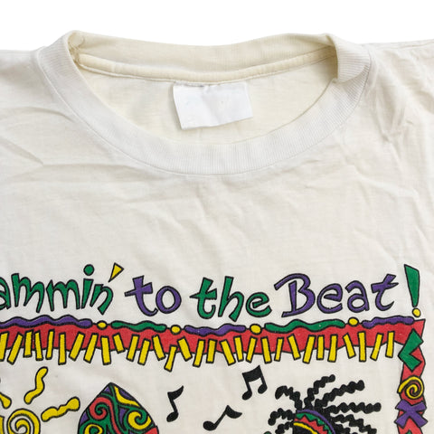 Vintage 90s St. Maarten 'Jammin' To The Beat' T-Shirt