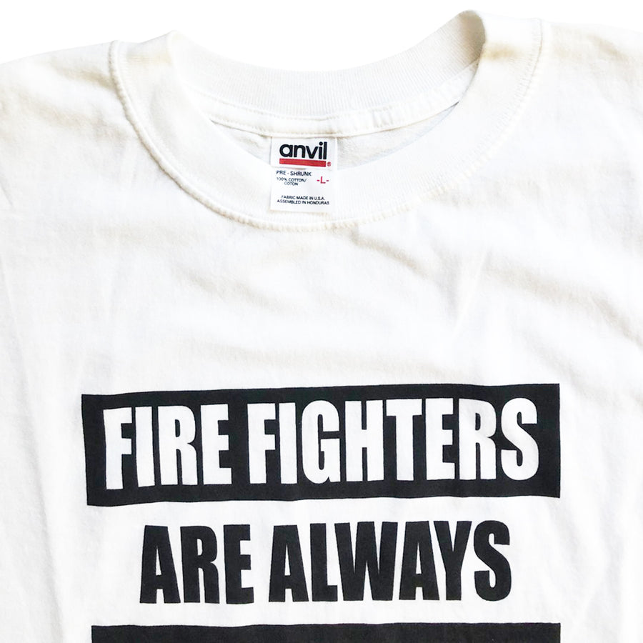 Vintage 2000 Fire Fighters Are Always In Heat T-Shirt
