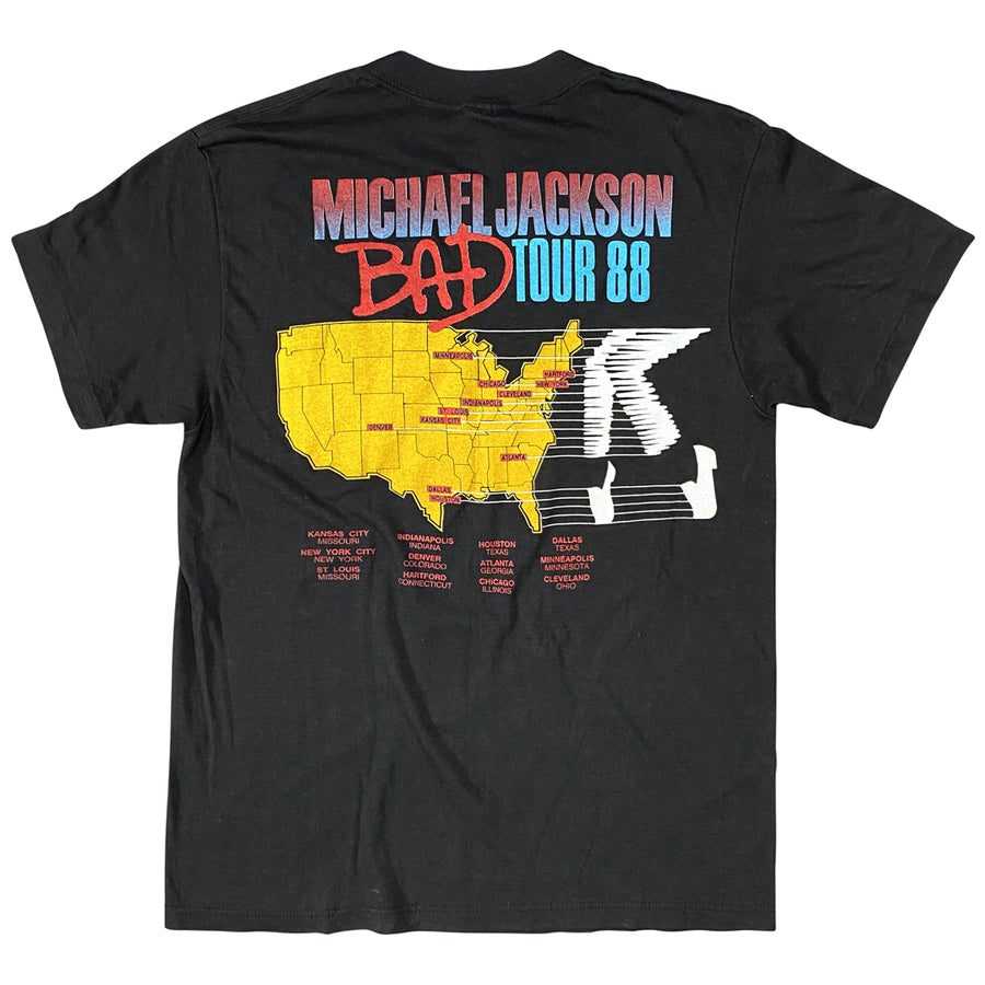 Vintage 1988 Michael Jackson 'BAD Tour' T-Shirt