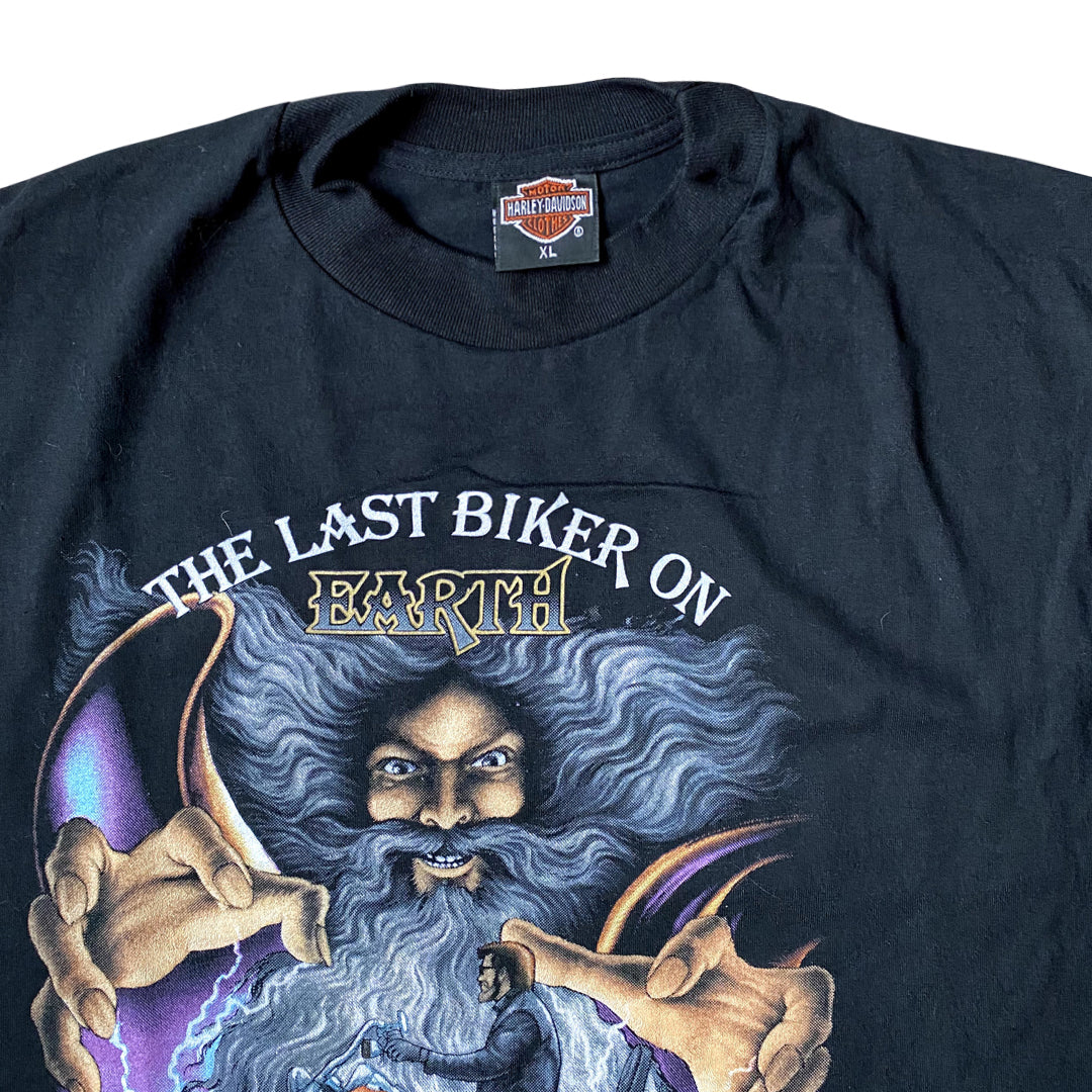 Vintage 1990 Harley-Davidson 3D Emblem 'The Last Biker On