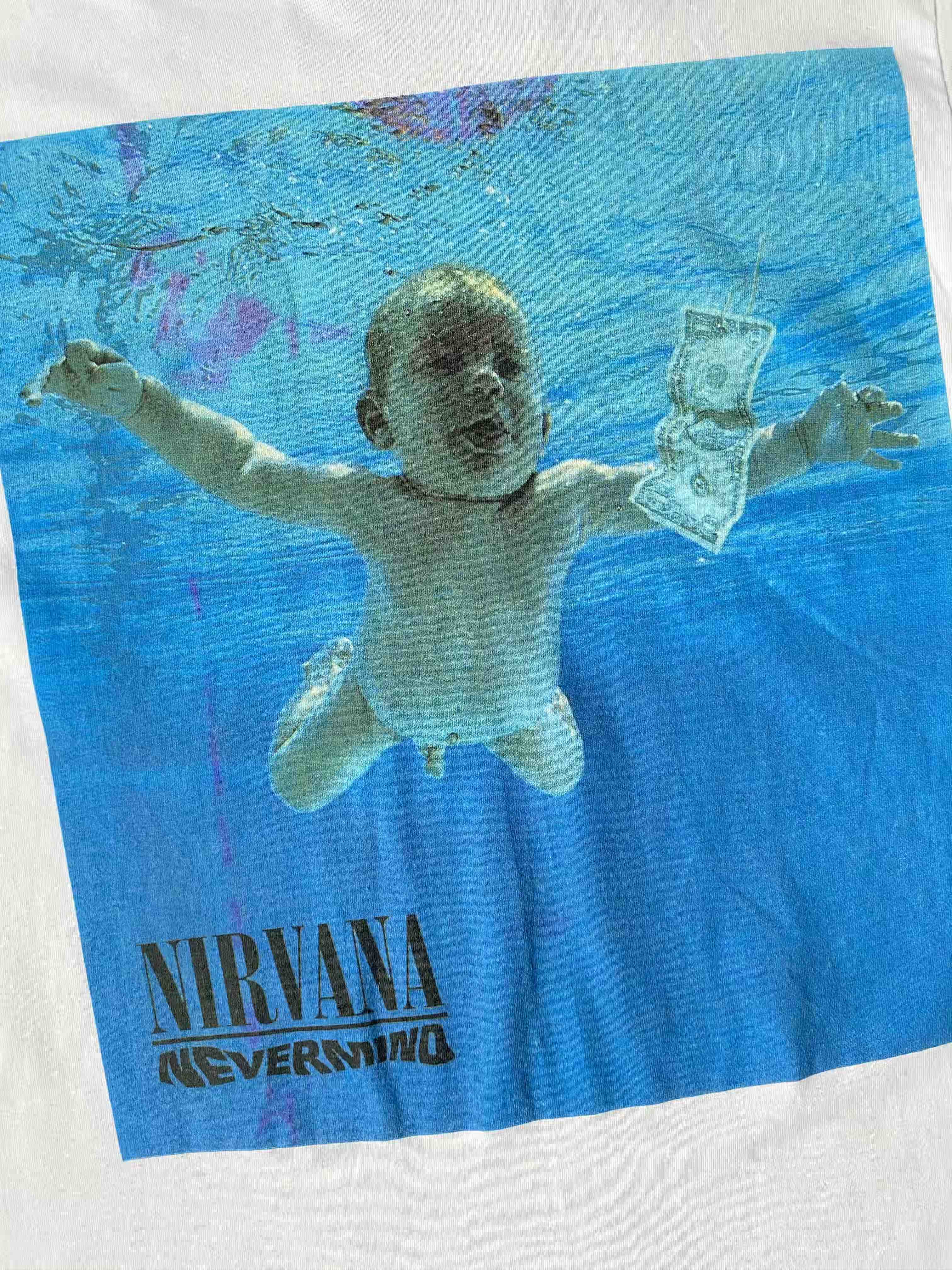 Vintage 1992 Nirvana Nevermind T Shirt Sabbatical Vintage