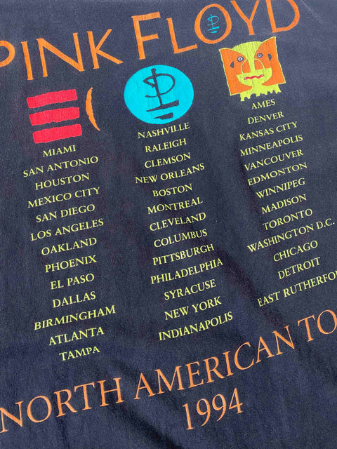Vintage 1994 Sabbatical T-Shirt Floyd Pink Vintage Tour\' – \'North American