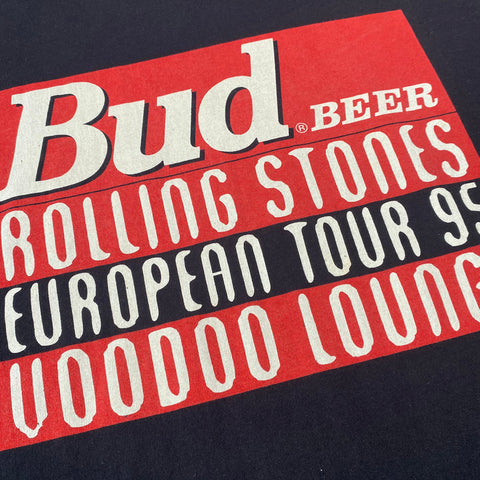 Vintage 1995 Bud Beer The Rolling Stones 'European Voodoo Lounge Tour'