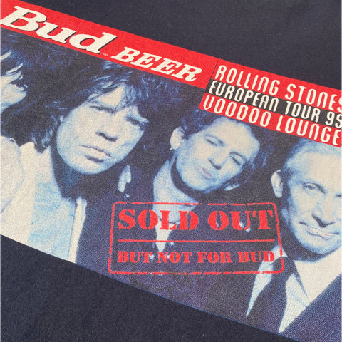 Vintage 1995 Bud Beer The Rolling Stones 'European Voodoo Lounge Tour'