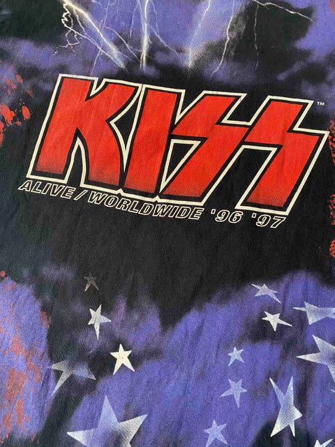 Vintage 1996 Kiss 'Alive Worldwide' T-Shirt