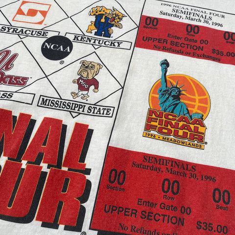 Vintage 1996 NCAA Basketball Championship 'Final Four' T-Shirt