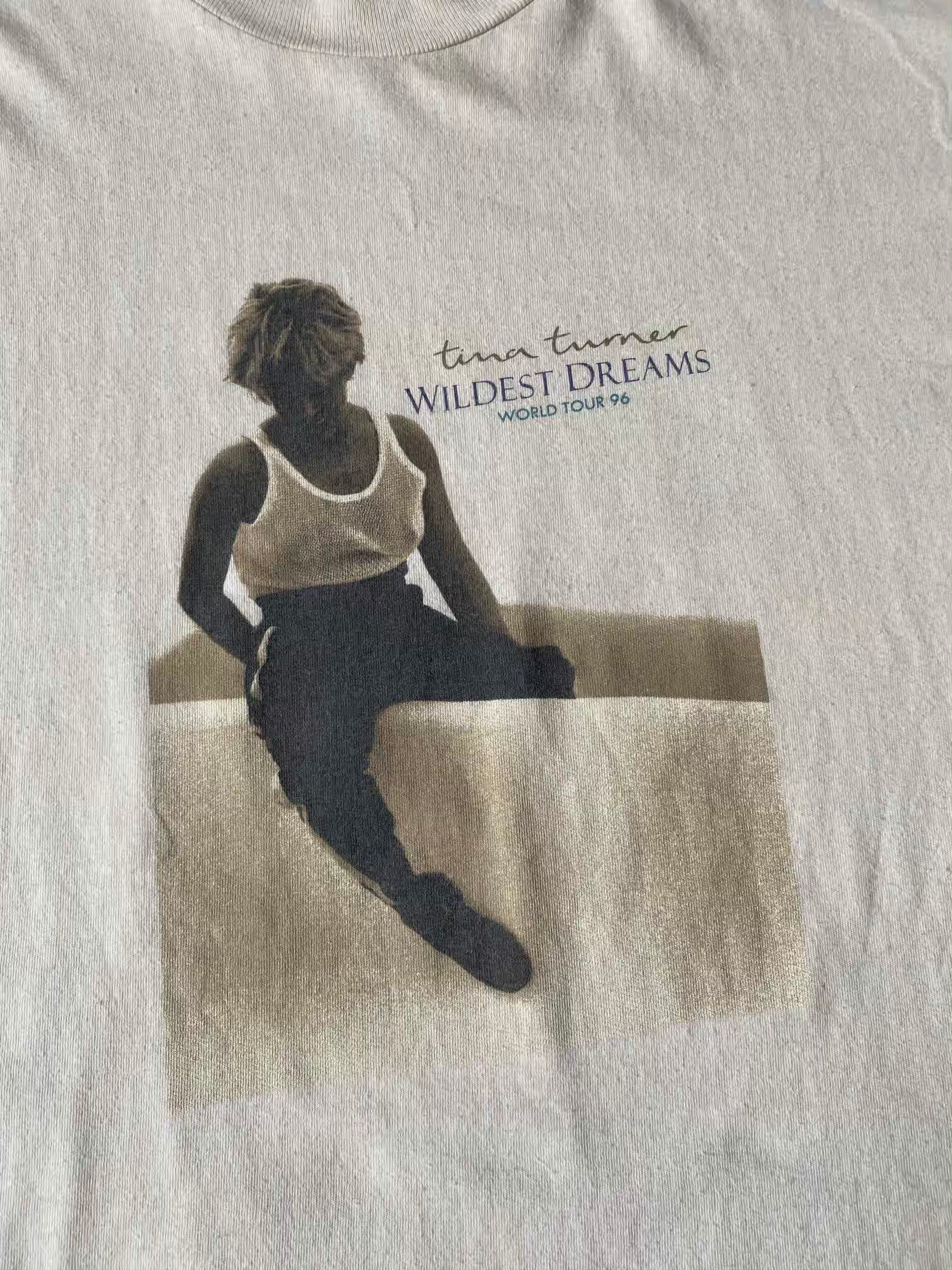 90's Tina Turner Wildest Dreams Tour Tee L / ティナ ターナー