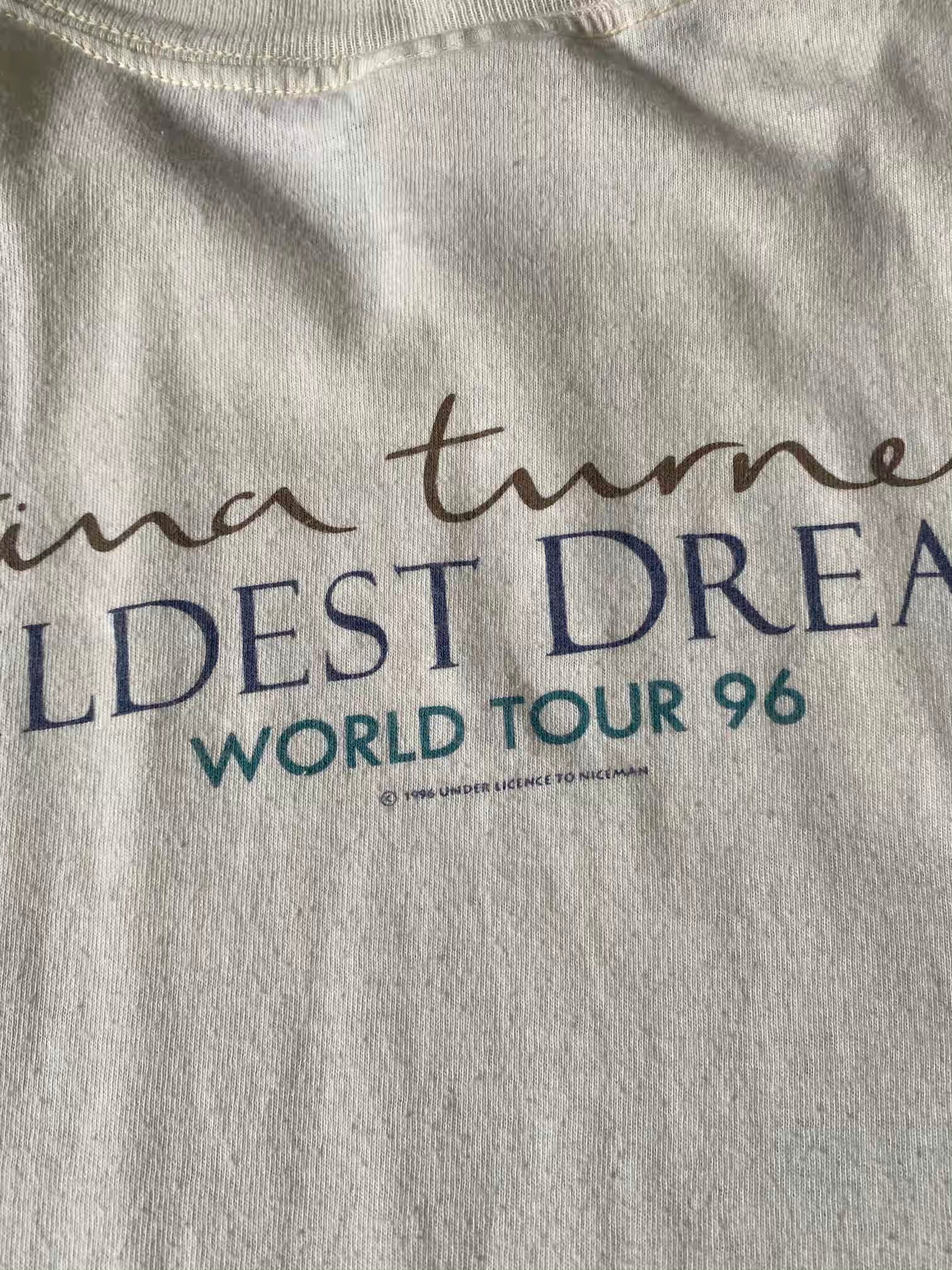 Vintage 1996 Tina Turner 'Wildest Dreams' T-Shirt
