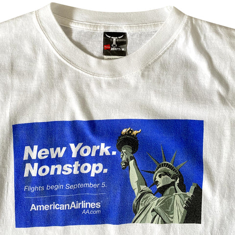 Vintage 2000s AmericanAirlines 'New York Nonstop' T-Shirt