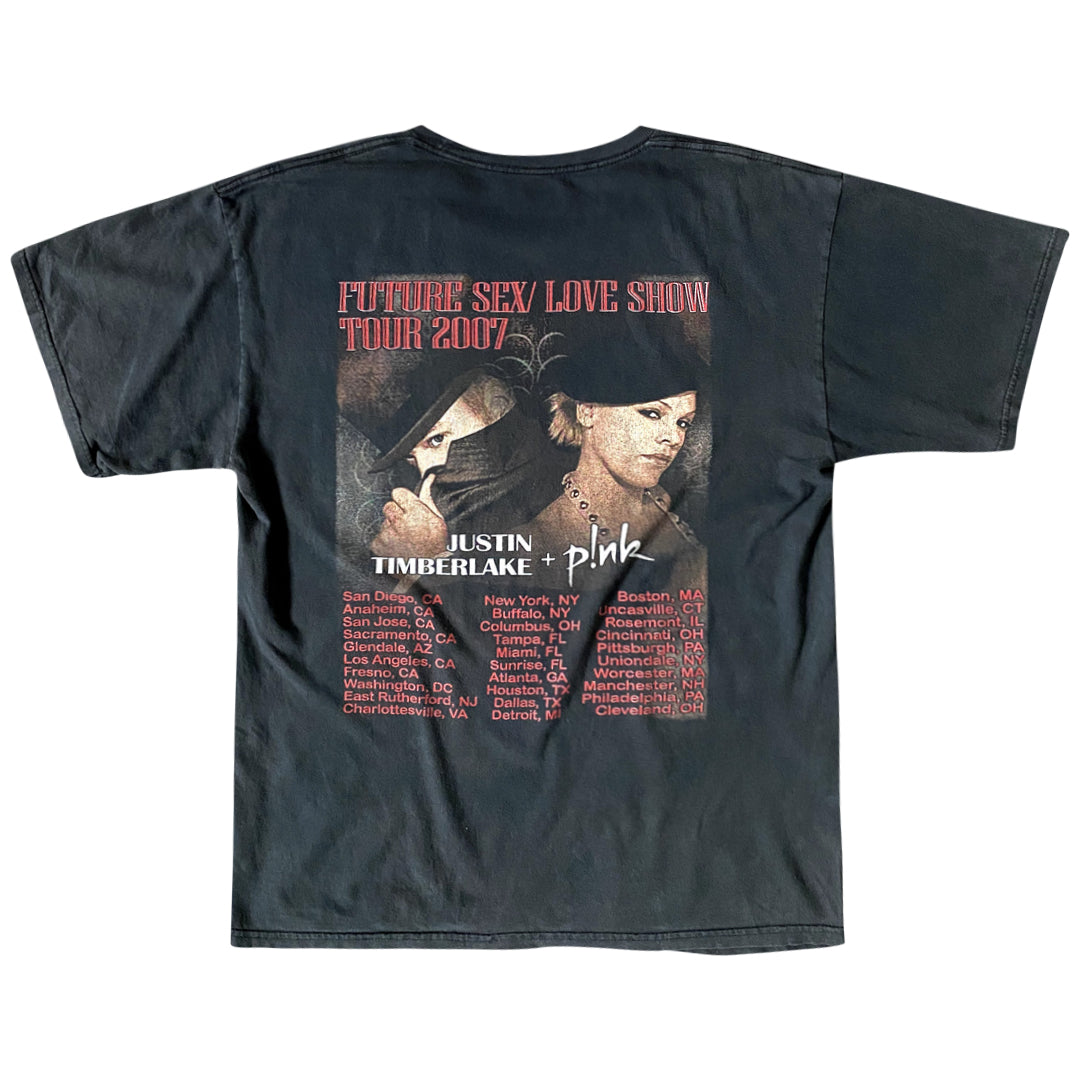 Vintage 2007 Justin Timberlake 'Future Sex/Love Tour' T-Shirt