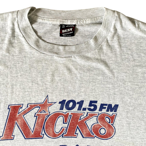 Vintage 90s 101.5 Kicks FM 'Yeah Baby' T-Shirt