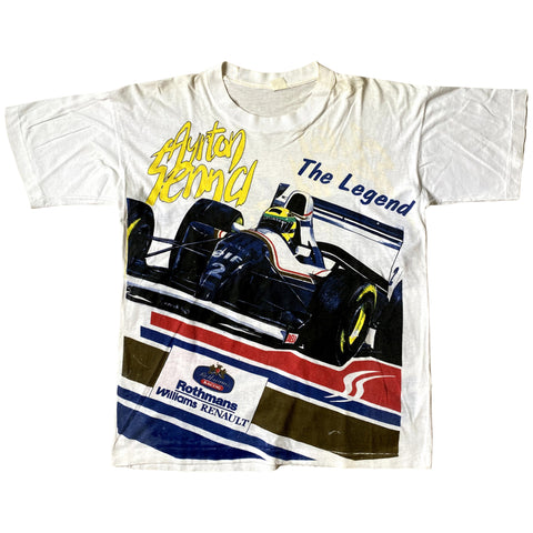 Vintage 90s Ayrton Senna 'The Legend' T-Shirt