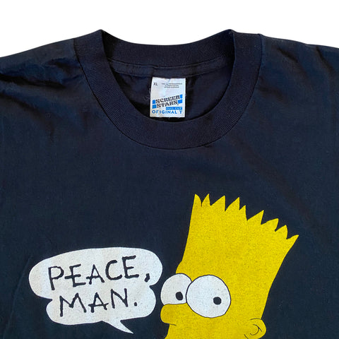 Vintage 90s Bart Simpson 'Peace Man' T-Shirt