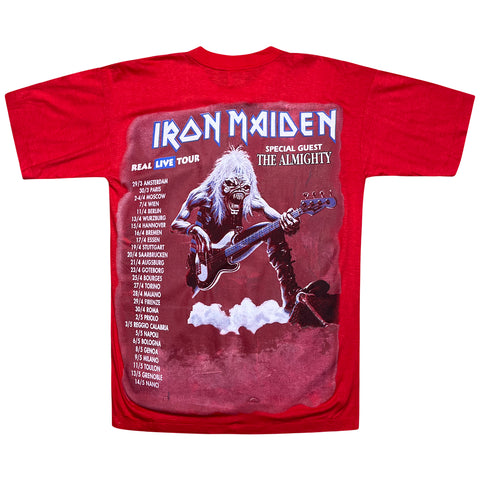 Vintage 90s Iron Maiden 'Real Live Tour' T-Shirt