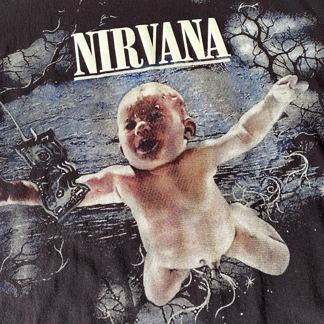 Vintage 90s NIRVANA tシャツ Vintage 90s Nirvana Kurt Cobain T-shirt - TokoPyramid