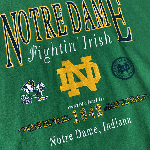 Vintage 90s Notre Dame Fightin' Irish T-Shirt