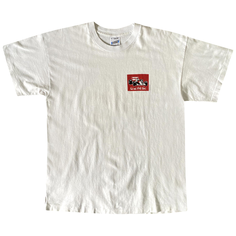 Vintage 90s Red And White Team T-Shirt