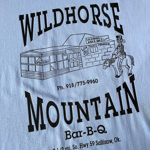 Vintage 90s Wildhorse Mountain Bar-B-Q T-Shirt